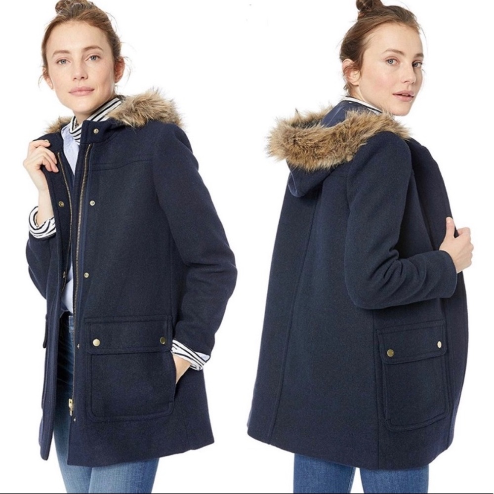 J. Crew Factory Jackets & Coats Vail Parka Navy 2